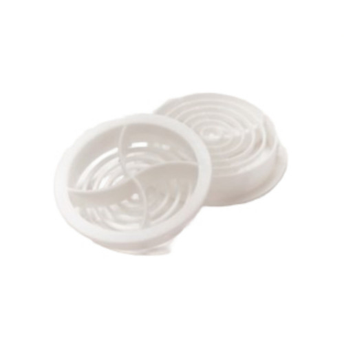 Easy-Trim White Circular Soffit Vent
