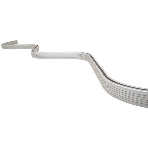 Gelson Bendy Rail, 2.5m, Silver