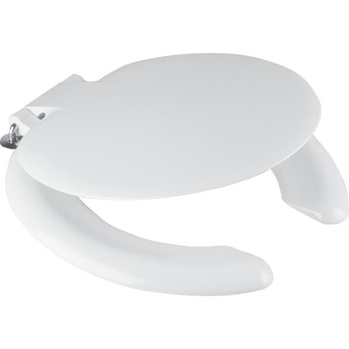 Celmac Senior Crescent Gap Fronted Toilet Seat, White