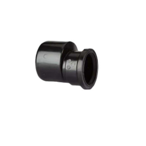 Polypipe Soil & Vent Black Reducer, 82mm x 50mm