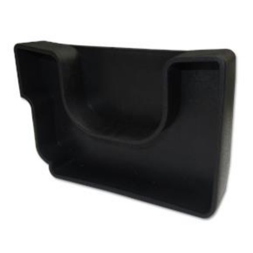 Twinplas Gutter End Cap, Left Hand, Black