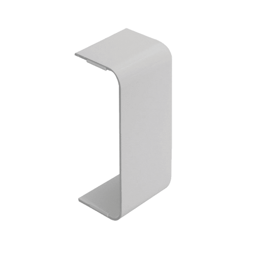 Trunking Accessory, 15mm Double Stop End, White