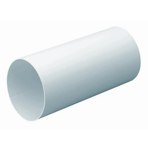 Domus Easipipe Rigid Duct, 100mm, 350mm Length, White