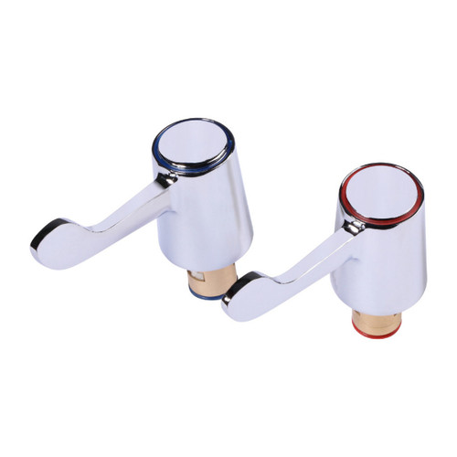3" Level Metal Head Kit For 1/2 Taps With Cartridge, Pair