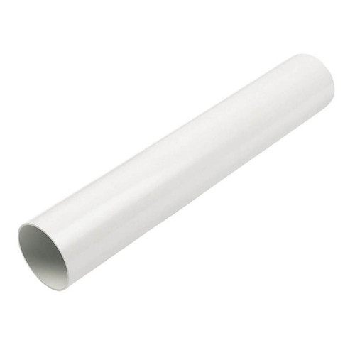 Floplast 68mm Round 5.5m Downpipe, White
