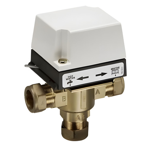 Danfoss Hs3 3 Port Mid-Position Valve with Actuator, 22mm