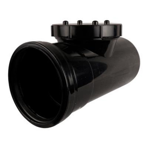 Navigator Pf 110mm Soil Access Pipe, Black