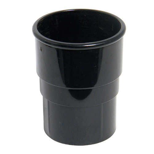 Floplast 68mm Black Pipe Socket