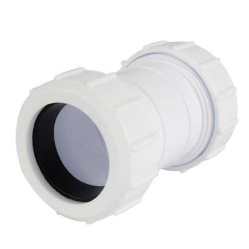 Navigator Compression Waste 32mm Coupler, White