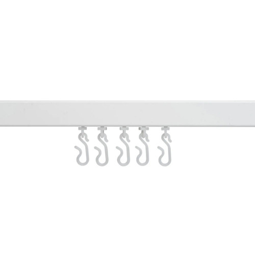 Croydex Profile Straight Rail, 1830mm, White