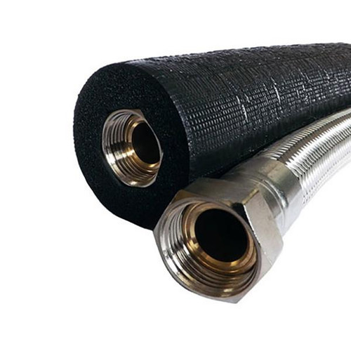 Ashp Flexi Hose Pair, 300mm x 28mm, With Elbow