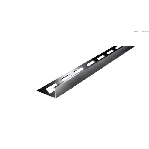 Tileasy 8mm Chrome Utility Square Edge Trim