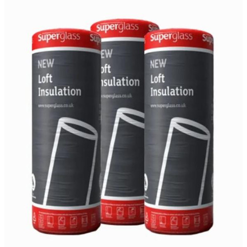 150mm Superglass Insulation Multi-Roll, 7.71m2, Bulk Pack of 24