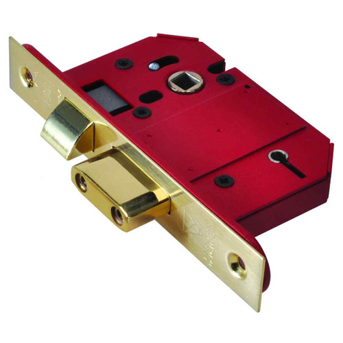 Union Strongbolt Bs 5 Lever Mortice Sashlock, Chrome, 2.5"