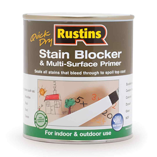 Rustins Stain Block & Multi Surface Primer, 500ml
