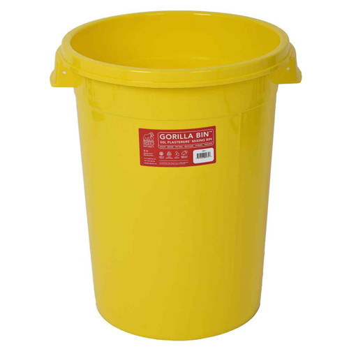 Gorilla Yellow Dustbin, 50l