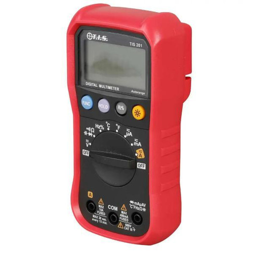 Tis Pocket Auto-Ranging Multimeter And Temperature Tester