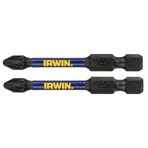 Irwin Pozi Impact Screwdriver Bits Pz2 x 25mm (Pk2)
