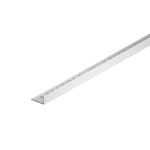 Tileasy Square Edge Plastic Trim, 8mm, White