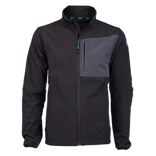 Ox Softshell Jacket, Black/Grey, Large