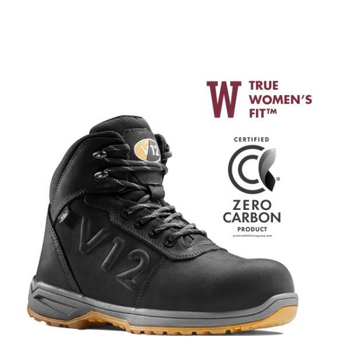 V12 Lynx Black S7l Fo Hro Sr Women's Boot, Size 2