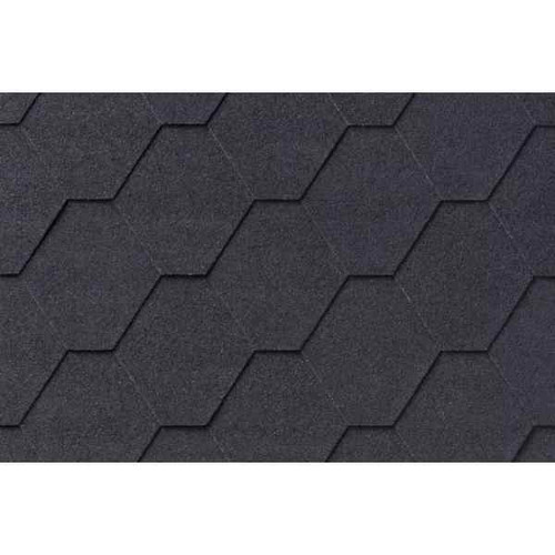 Iko Armourshield Plus Hexagonal Shingles Black (2sqm)