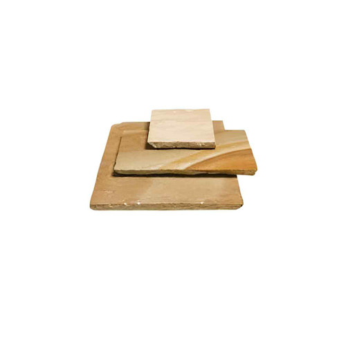 Pavestone Classic Sandstone Paving Slab, Buff, 600mm x 600mm