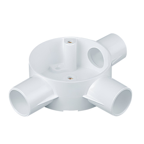 M/Tufflex 25mm Tee Box, White