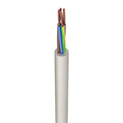 Cable 3185y, 1.5mm, 5 Core Flex, White
