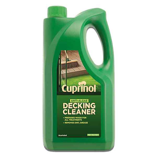 Cuprinol Decking Cleaner, 2.5L, Clear, Matt Finish, Patios & Stonework, 102x272mm