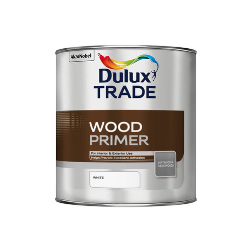 Dulux Trade Wood Primer, White, 2.5l