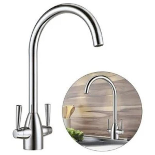 Brushed Nickel Kitchen Sink Mixer