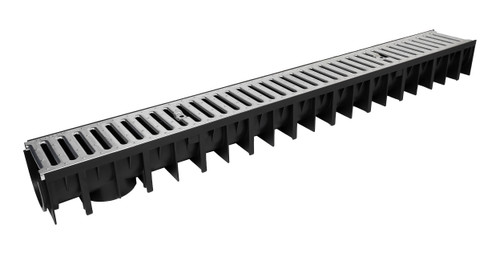 Lite Aqua Drainage Channel, Galvanised Grating