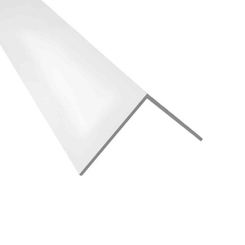 Easyfix Plastic Angle, White, 50mm x 50mm x 2440mm