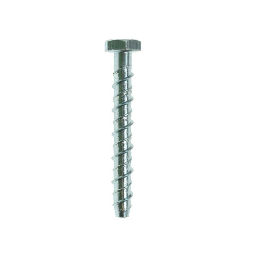 Ankerbolt, M10/12 x 100mm, Hex Head, Bzp, Single (Box 50)