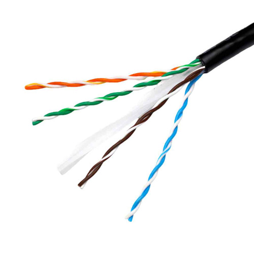 Dunasfern Cat5e Utp Cable, External Grade, Black, 305m