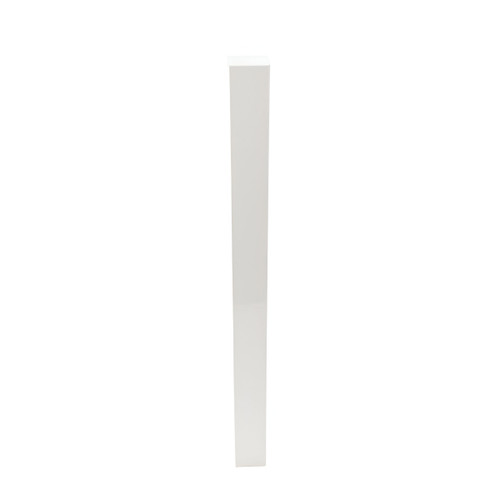 Concord Long Cover Board End Cap, 300mm, White