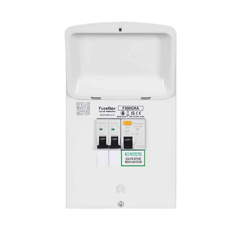 Fusebox Garage Unit, 63a, 30ma, Type A, B6, B16 Mcbs