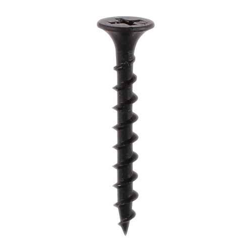 Drywall Screw Ph2 Coarse Black, 3.5mm x 38mm, Tub of 1500