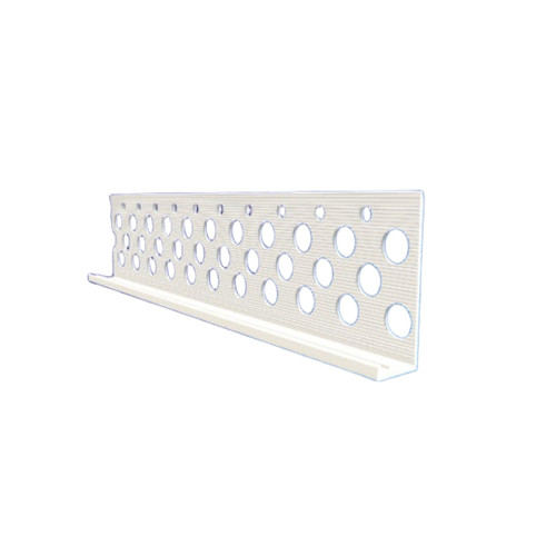 Trueline Plastic Stop Bead, 10mm, White, 2.5m