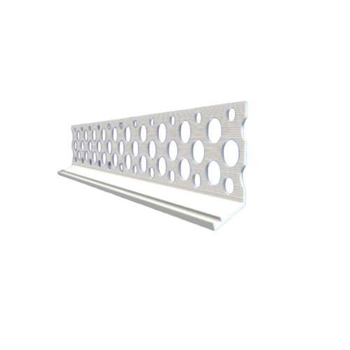 Trueline Plastic Bellcast Bead, 10mm, White, 2.5m