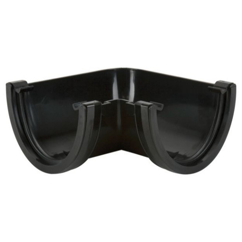 Brett Martin 115mm Deepstyle Gutter 90deg Angle, Anthra Grey