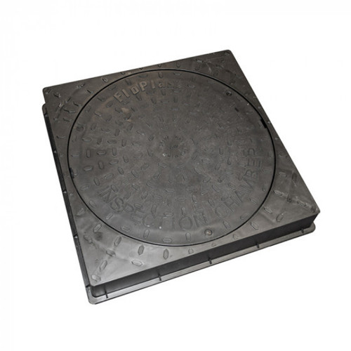 Floplast D940 Plastic Cover/Sq Frame, 450mm