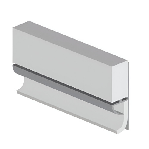 Classic Type 103 Ftw Profile Pvc Extrusion, White, 2450mm Long