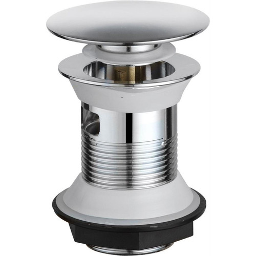 Access 1 1/4" Slotted Basin Clicker Waste, Dome Top