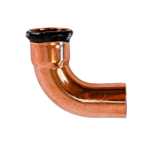 Press Fit Water Street Elbow, 28mm x 90 Degree, Copper