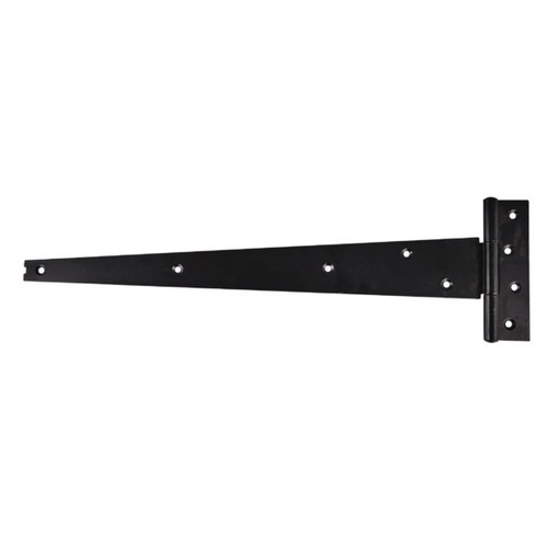 Medium Tee Hinge, 450mm, Black, 2 Pack, With Fixings