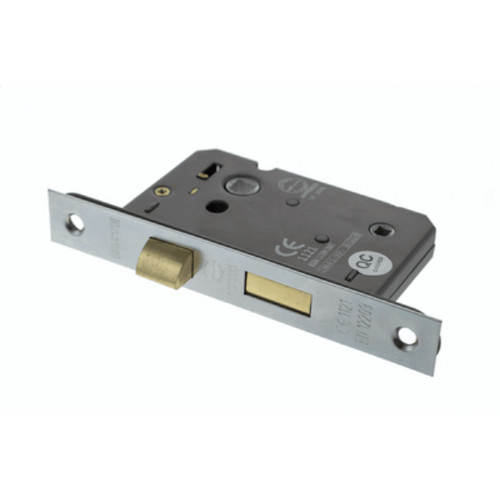 Atlantic, Bathroom Lock, 2.5", Polished Chrome