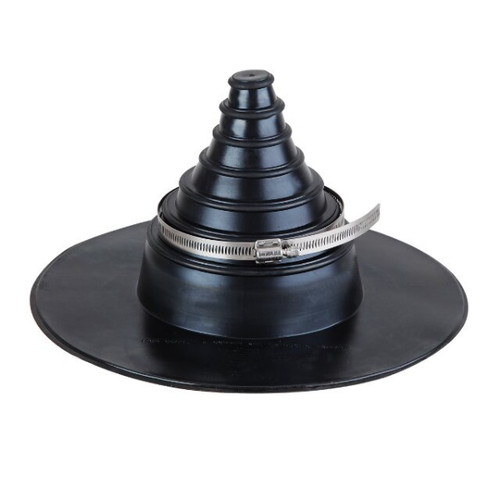 TRC Techno Universal Pipe Flashing Boot Witches Hat