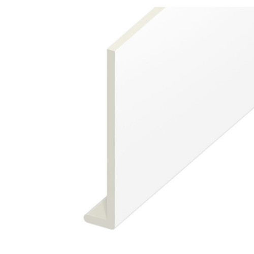 Eurocell Plain Capping Board, 9mm, White, 5m, 150mm